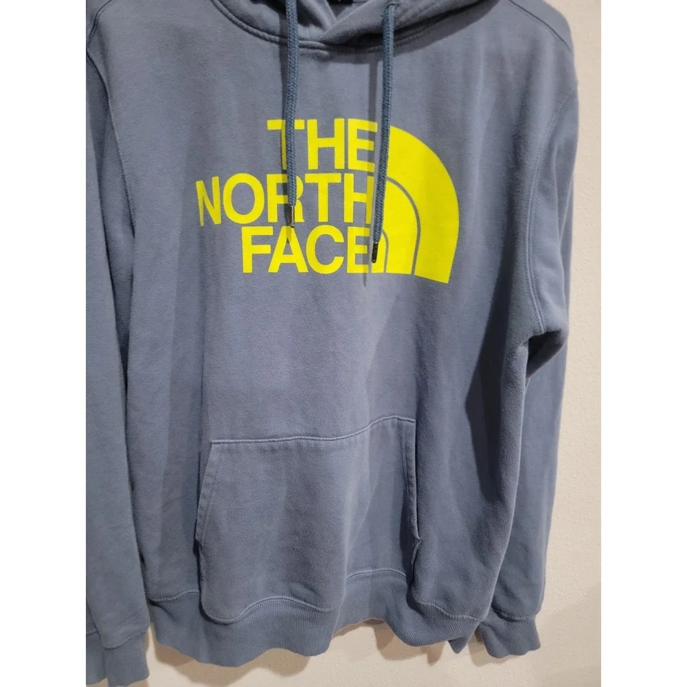 The North Face Men's Half Dome Hoodie Men's L Blue Yellow‎ Pullover